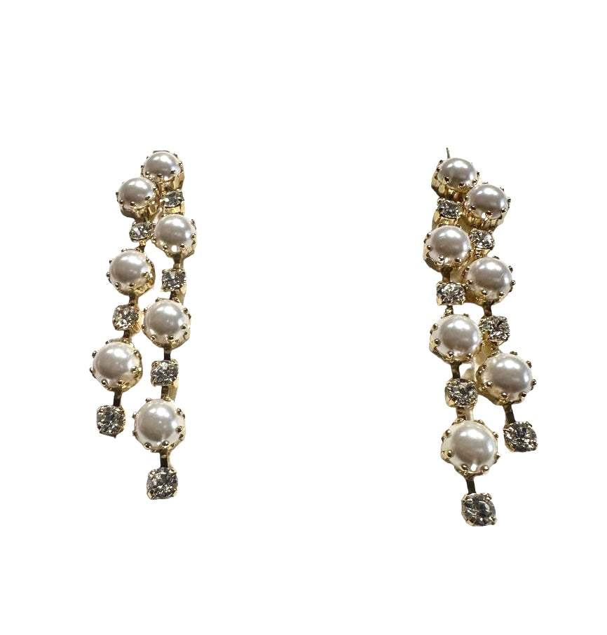 Acquista Orecchini a forma di fiore Diamante Romantico Orecchino Clip Donne Party Accessori