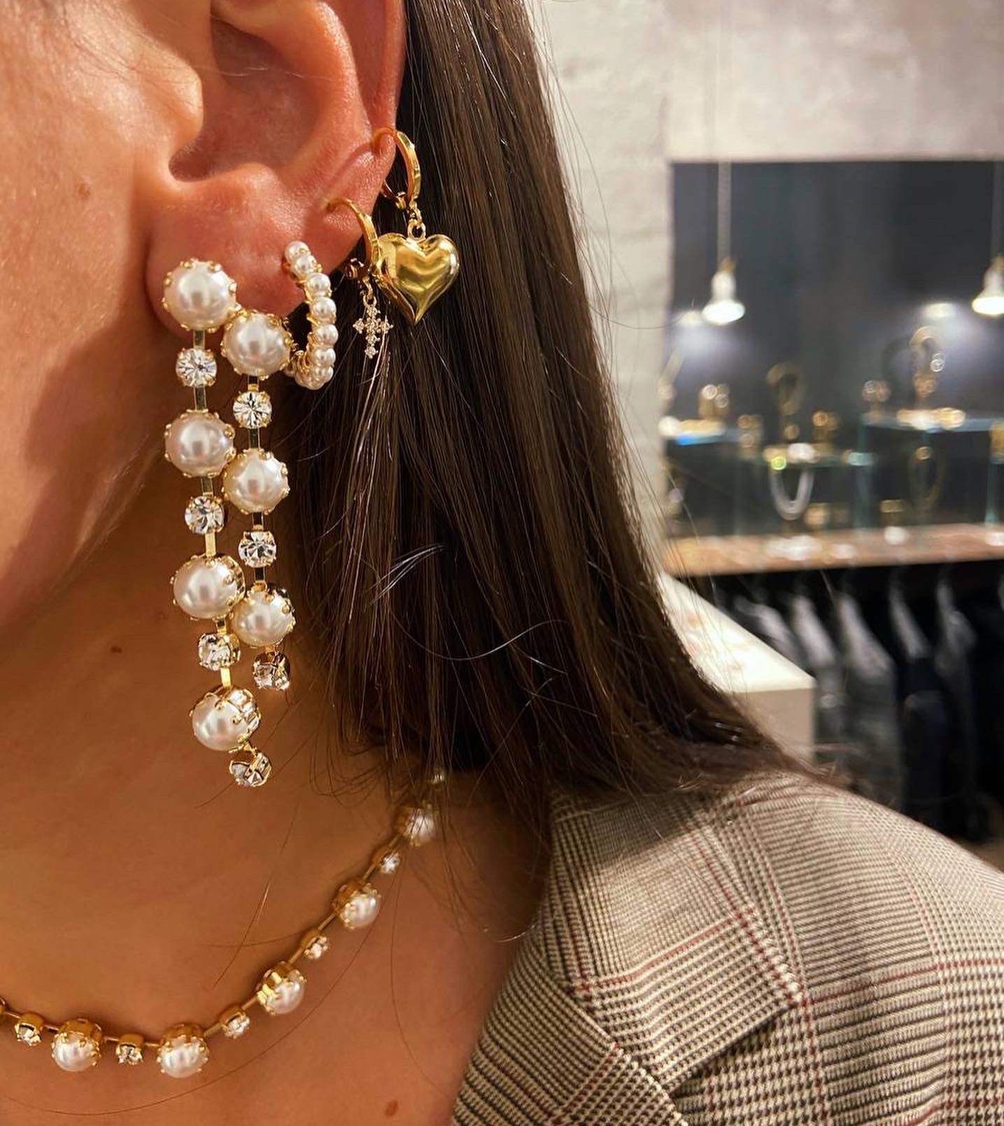 HZAOPZE Orecchini Clip su Perle Simulate Orecchini Perla d'Acqua Dolce per Donna Orecchini Clip On Perla Non Forati, Orecchini Che Possono Essere indossati Senza Piercing HZAOPZE Orecchini Clip su Perle Simulate Orecchini Perla d'Acqua Dolce per Donna Orecchini Clip On Perla Non Forati, Orecchini Che Possono Essere indossati Senza Piercing