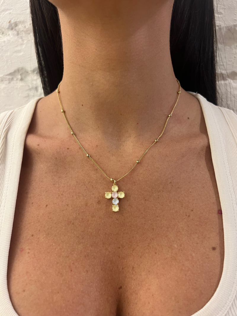 Collana Cross Opal – C4751 - Alessandra Avallone
