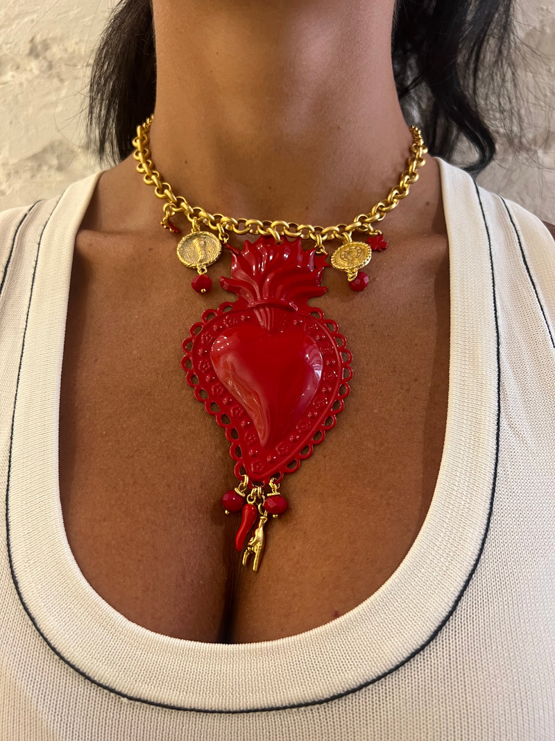 Collana Cuore Sacro Big - alessandraavallone