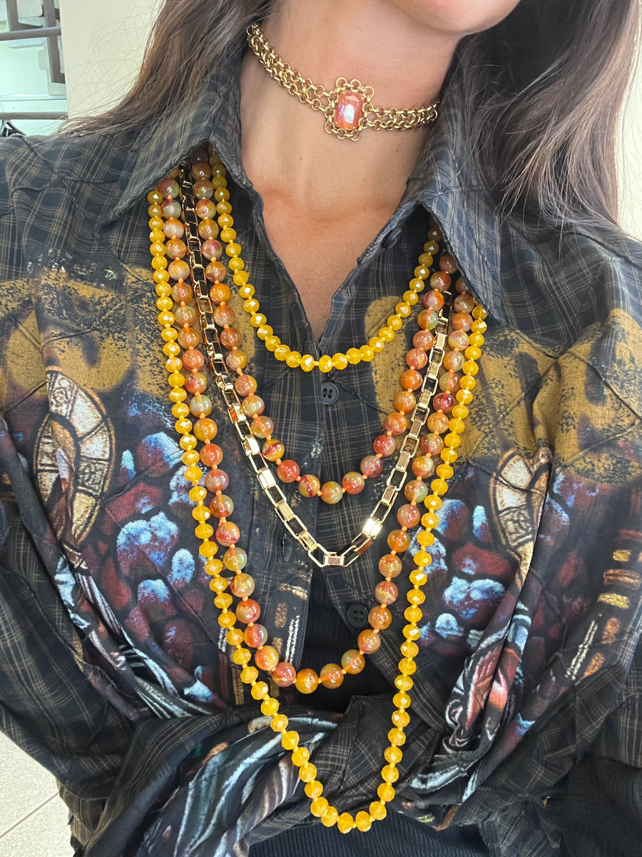 Collana multifili Autunno - Alessandra Avallone