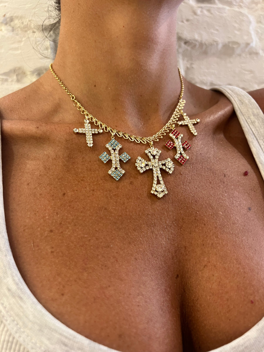 Collana Croci Preziose