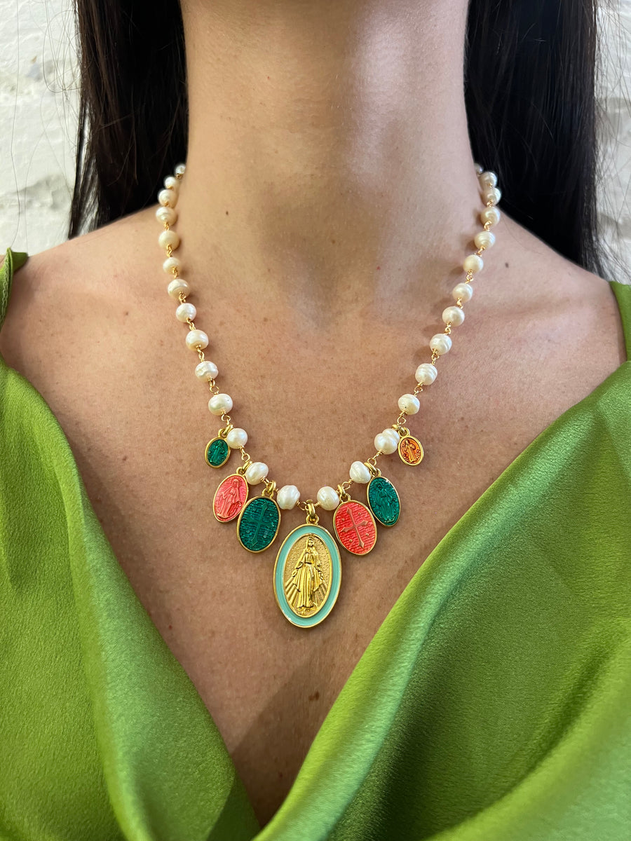 Collana medaglie Madonnine