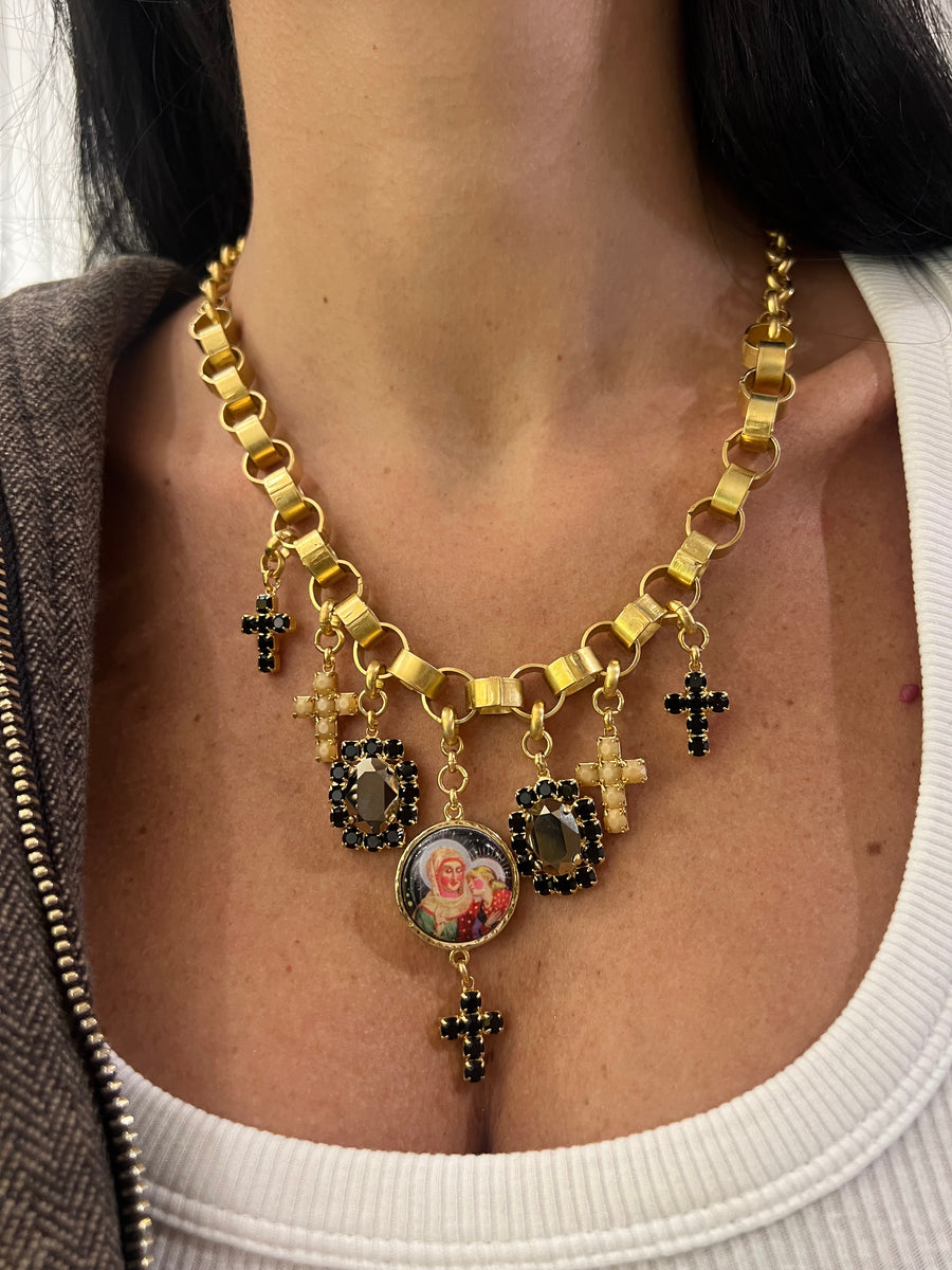 Collana Croci Colorate Big – Modello C4732