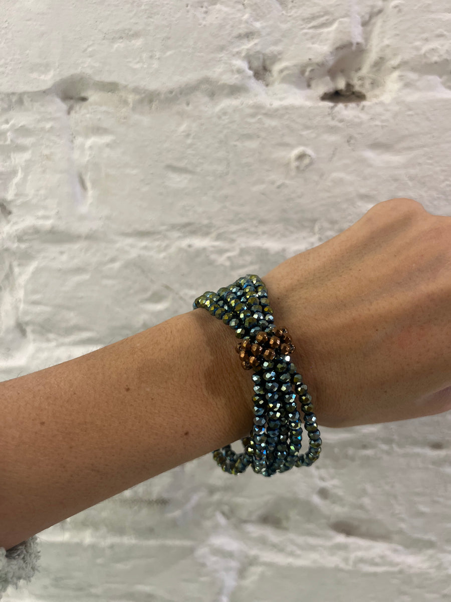 Bracciali 5 fili di cristalli