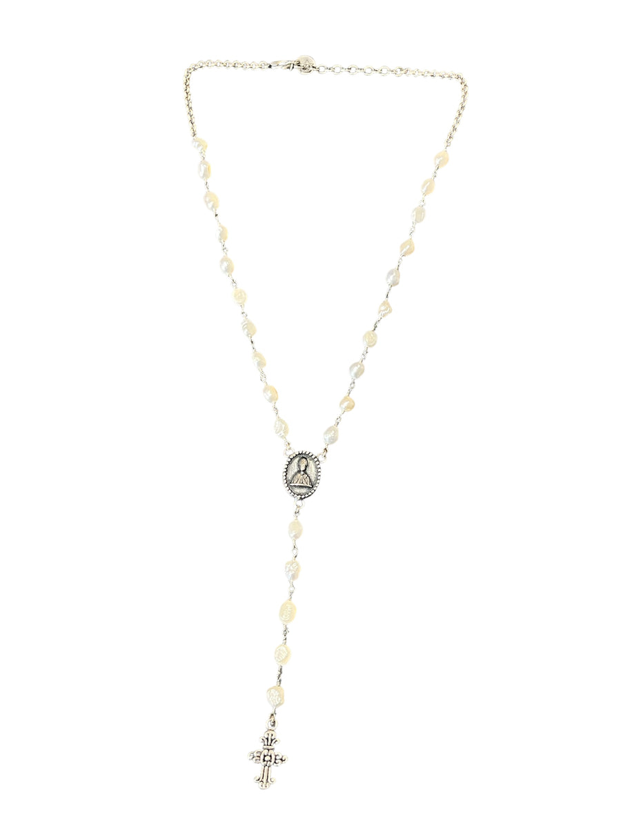 Collana San Gennaro rosario perle