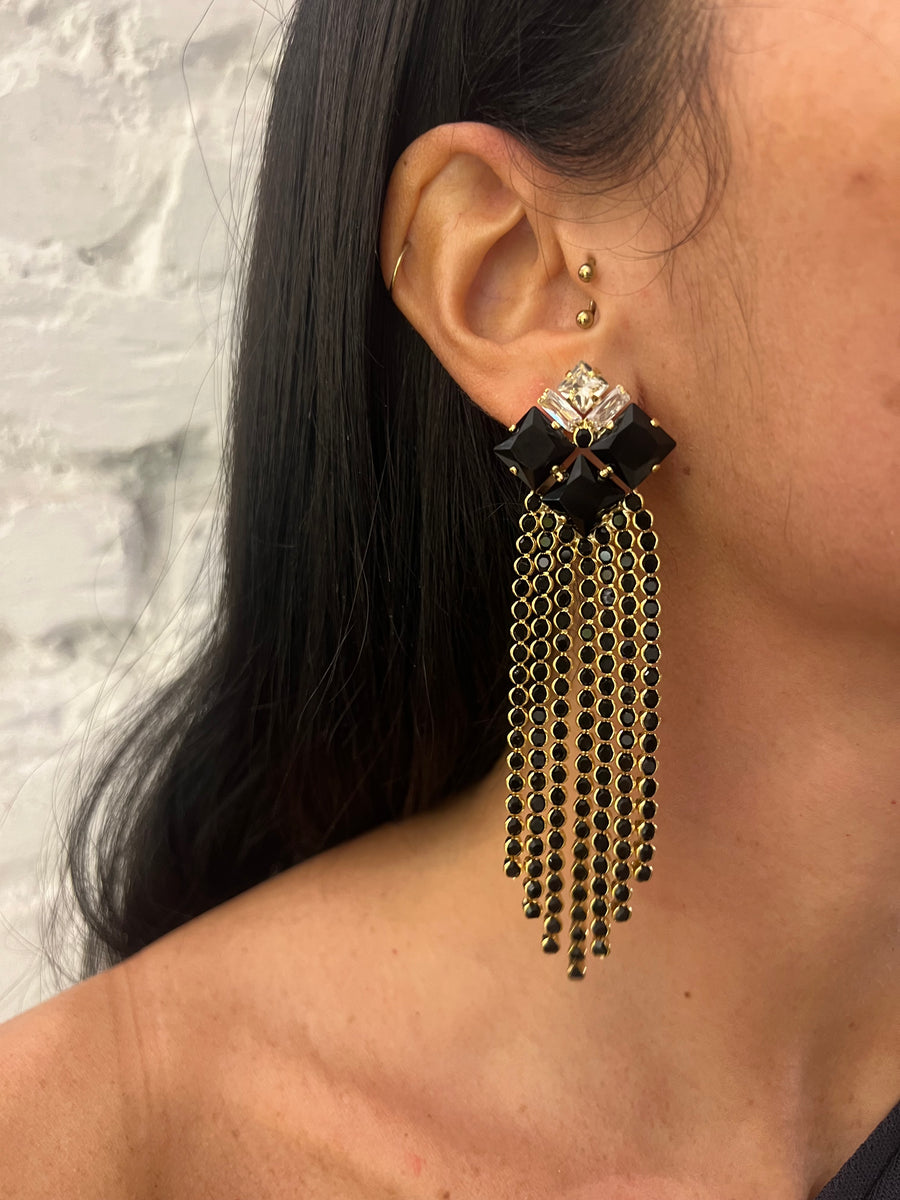 Orecchini Arcobaleno Strass C-Arc32