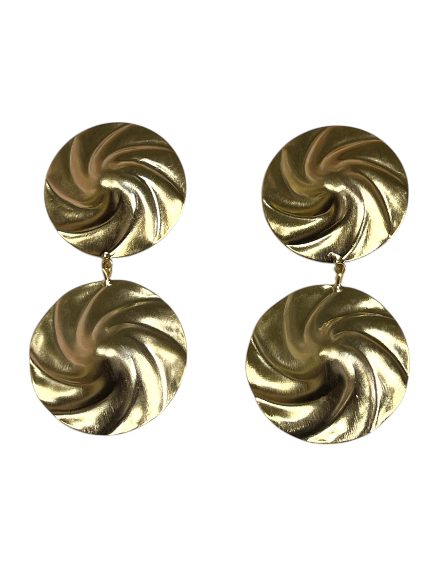 Orecchini spirale doppia