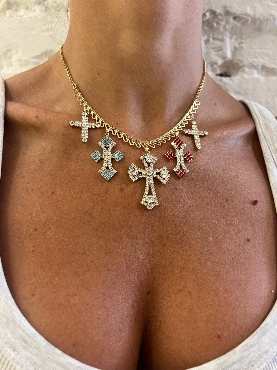 Collana Croci Preziose