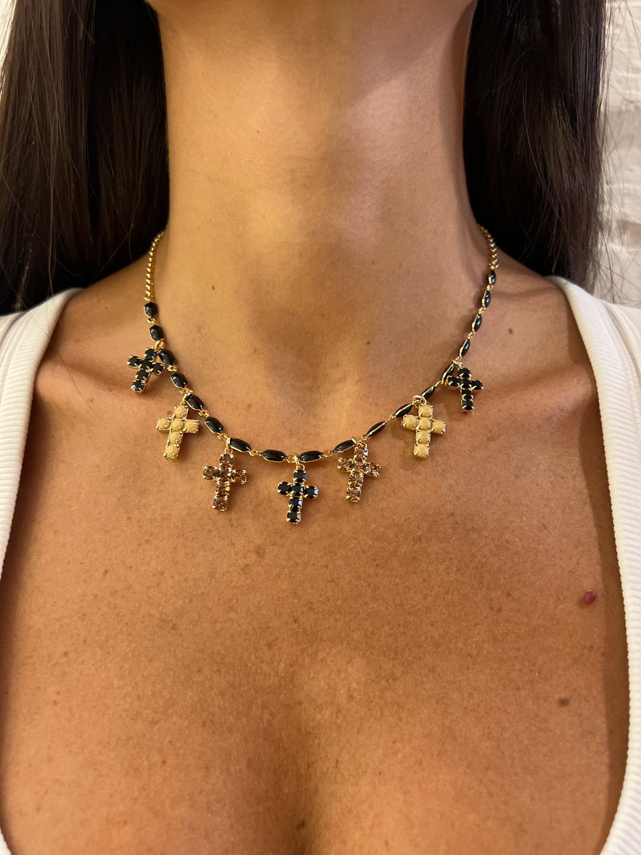 Collana Croci Colorate Small – Modello C4732