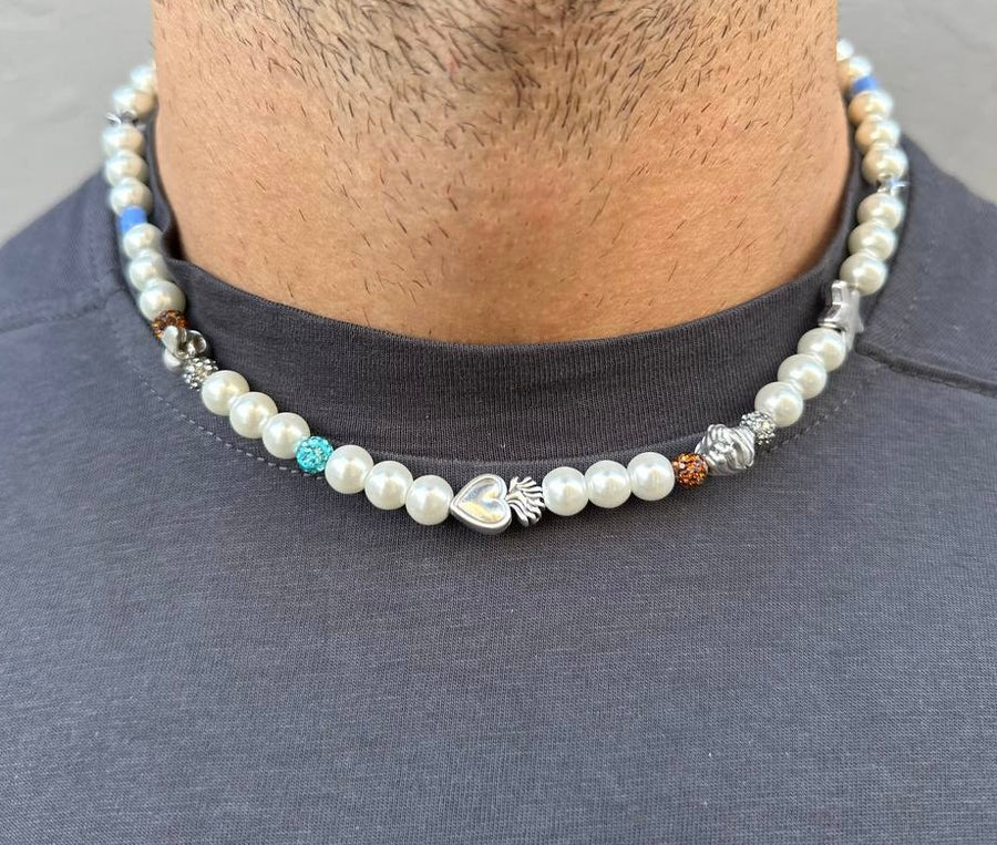 Collier de perles Sacré-Cœur