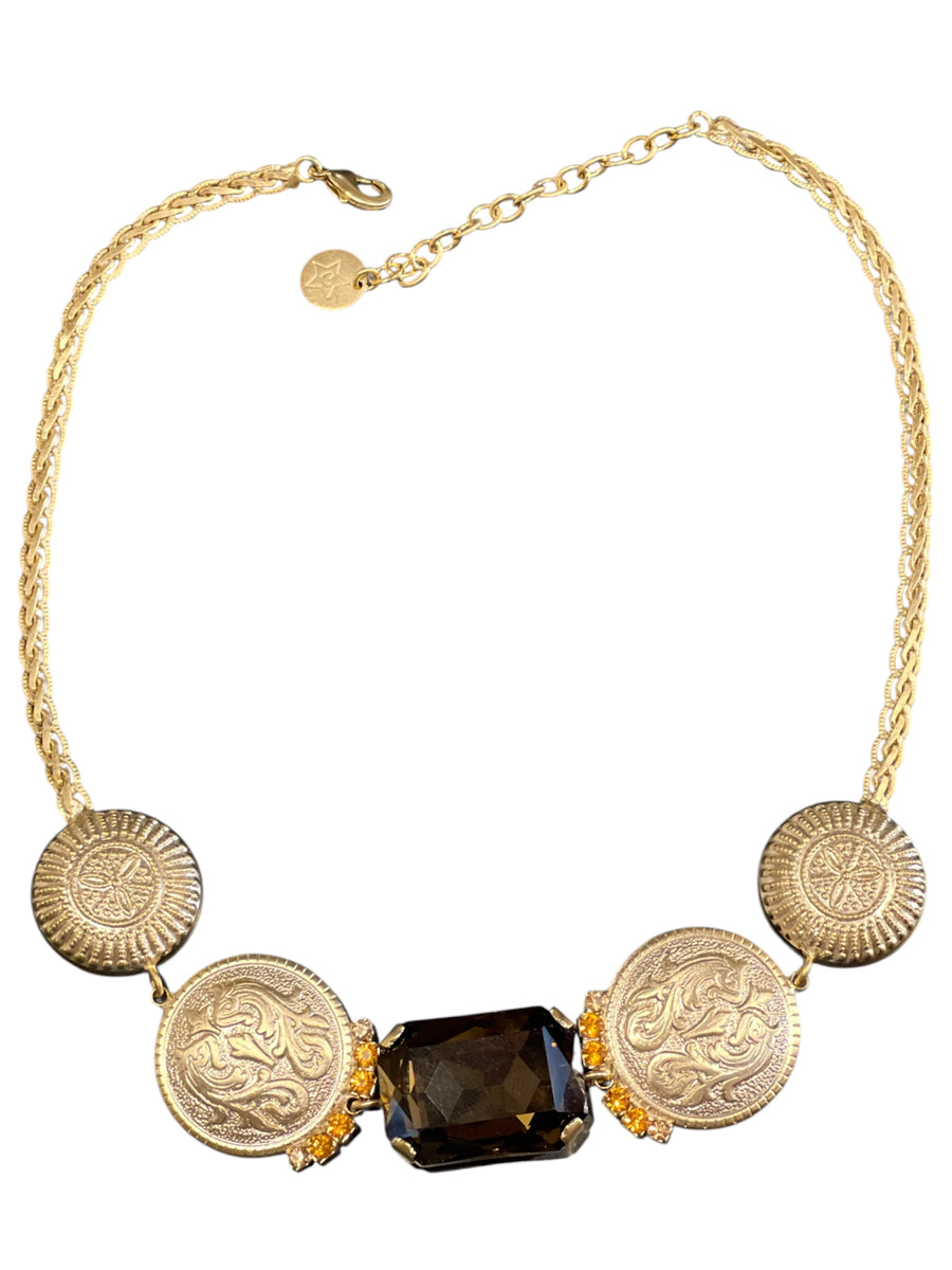 Collana medaglie e strass - Alessandra Avallone