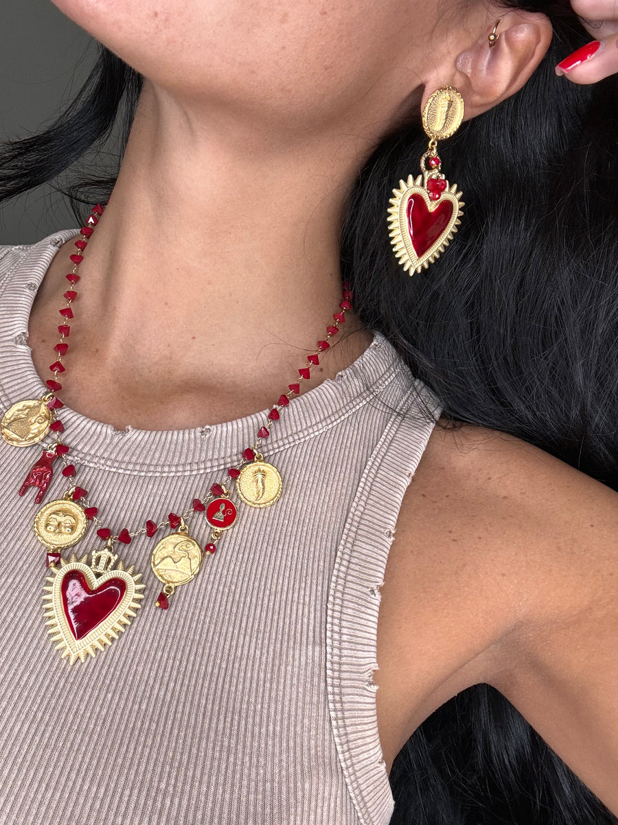 Collana Red Heart