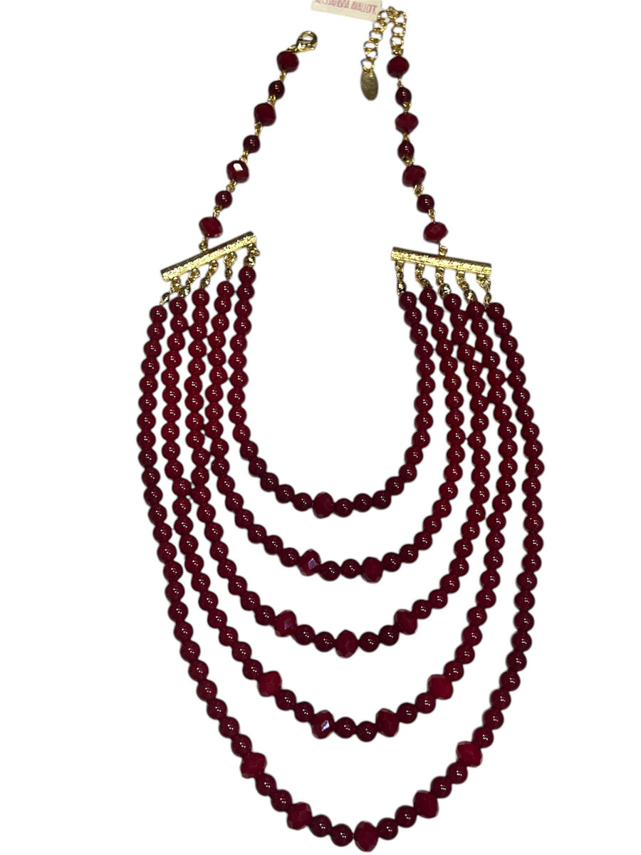 Collana Burgundy