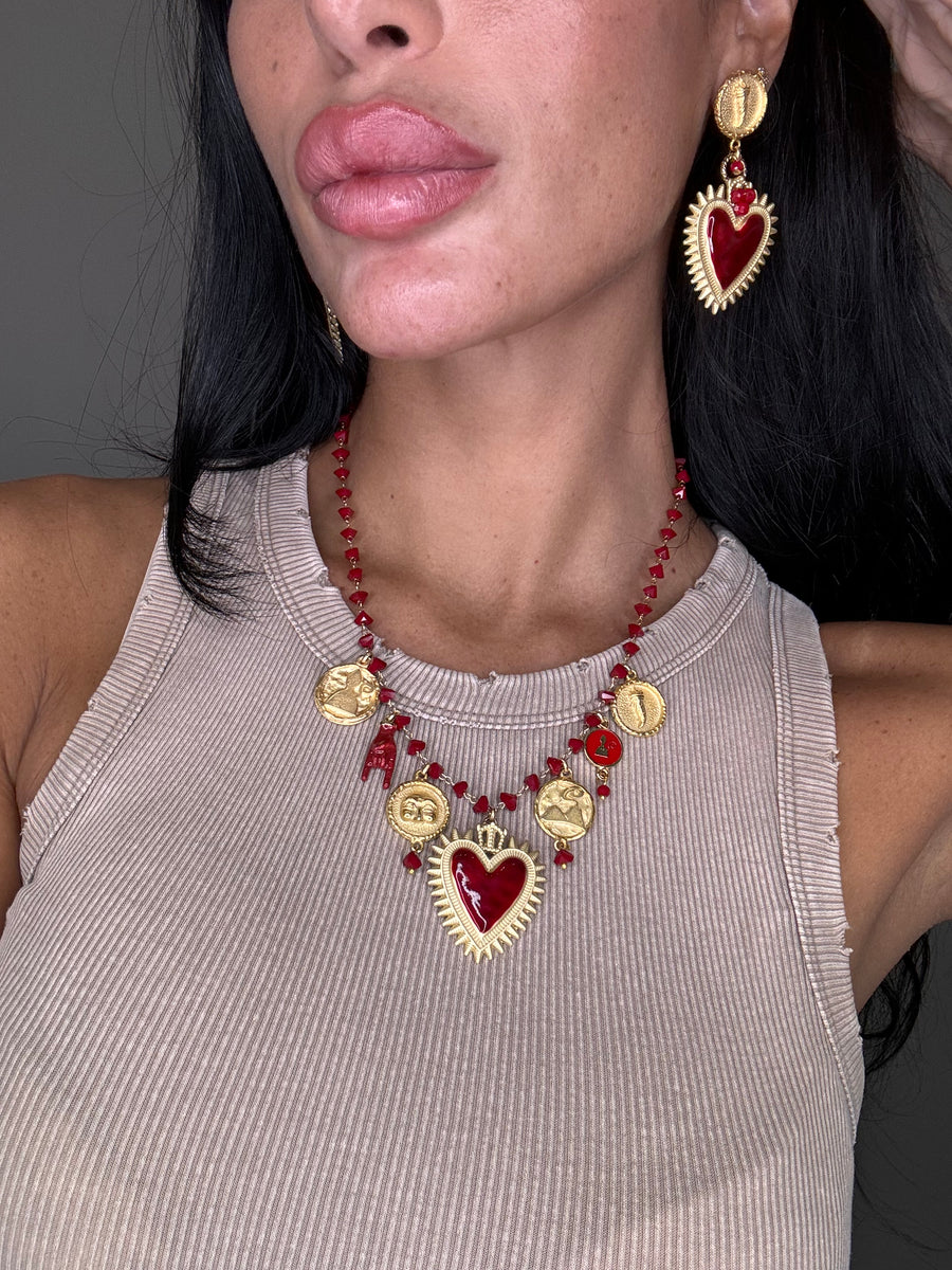 Collana Red Heart