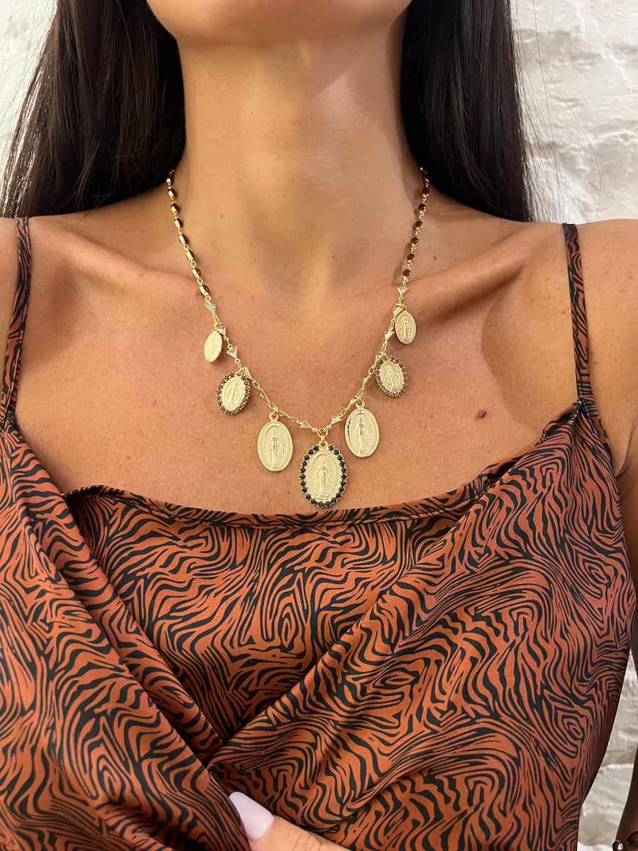 Collana Madonne Brown