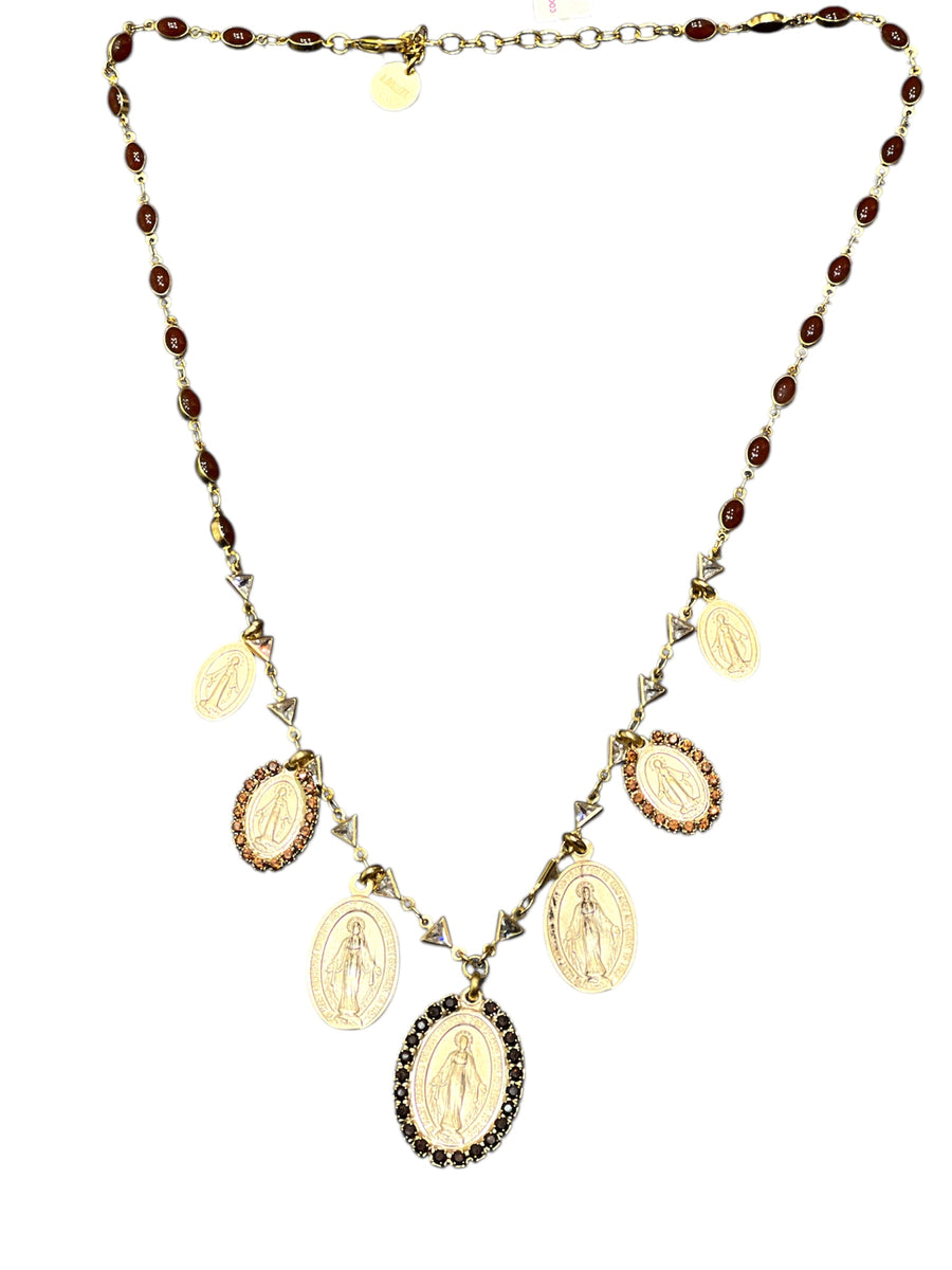 Collana Madonne Brown