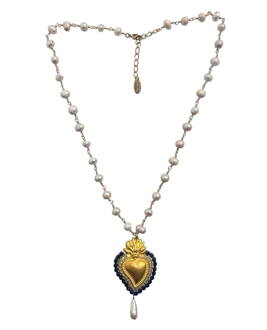 Collana con ciondolo - 18 carati Oro giallo - 0.05ct. tw. Diamante Collana con ciondolo - 18 carati Oro giallo - 0.05ct. tw. Diamante