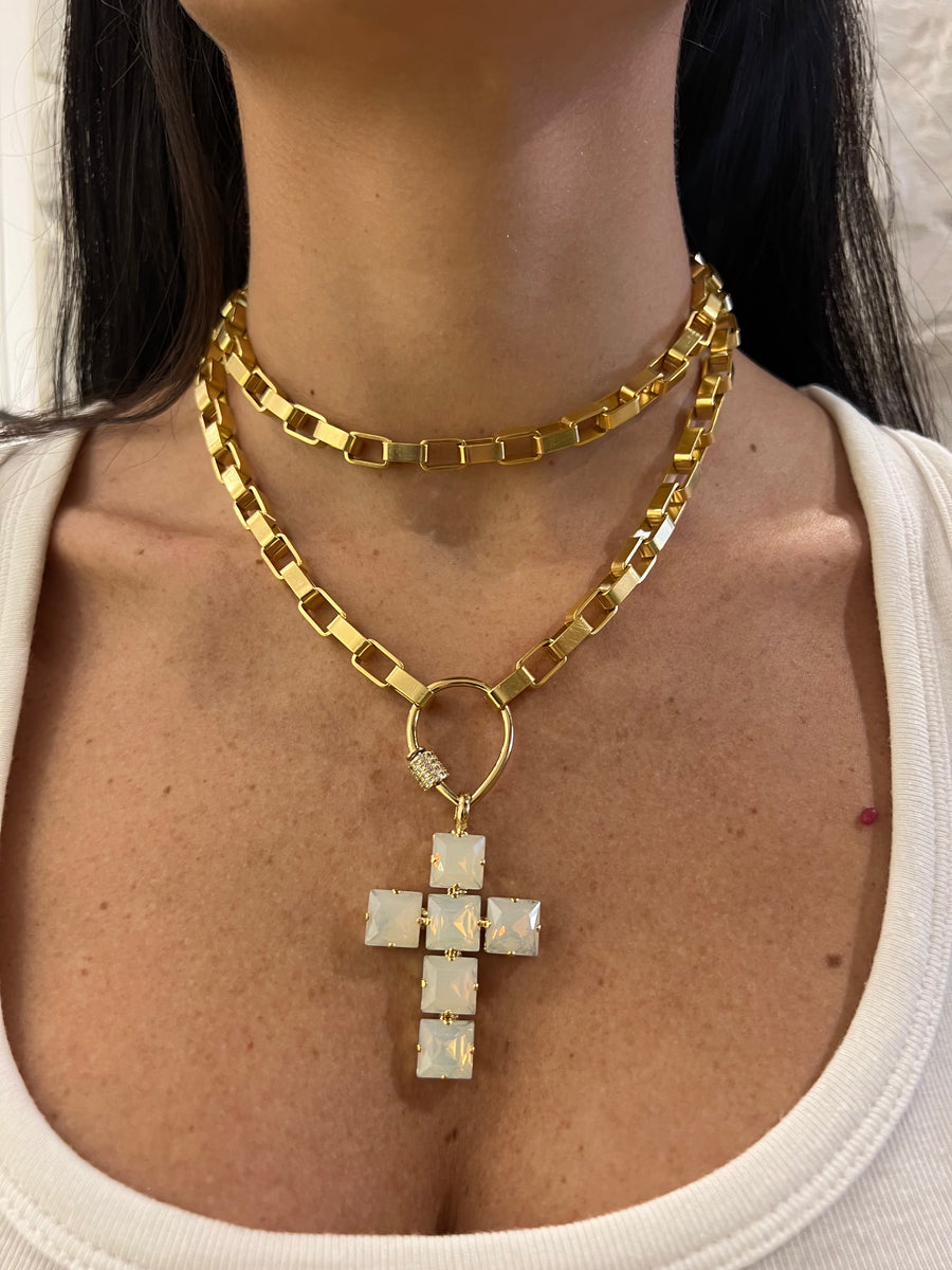 Collana con Croce Trasformabile