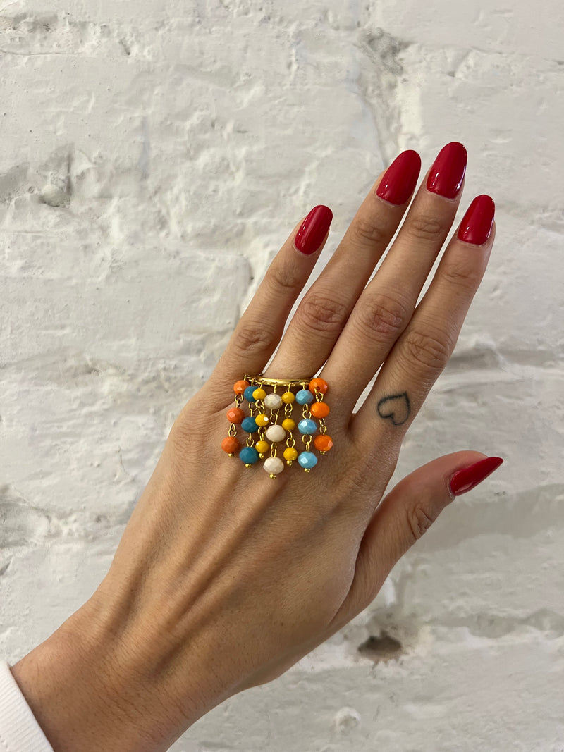 Anello Multifili Colorato - Alessandra Avallone