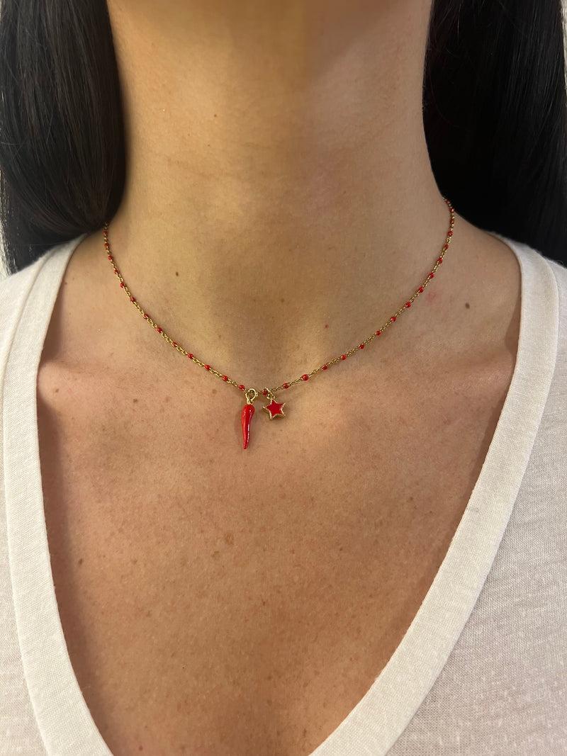 Collana Cornetto e Stellina - Alessandra Avallone