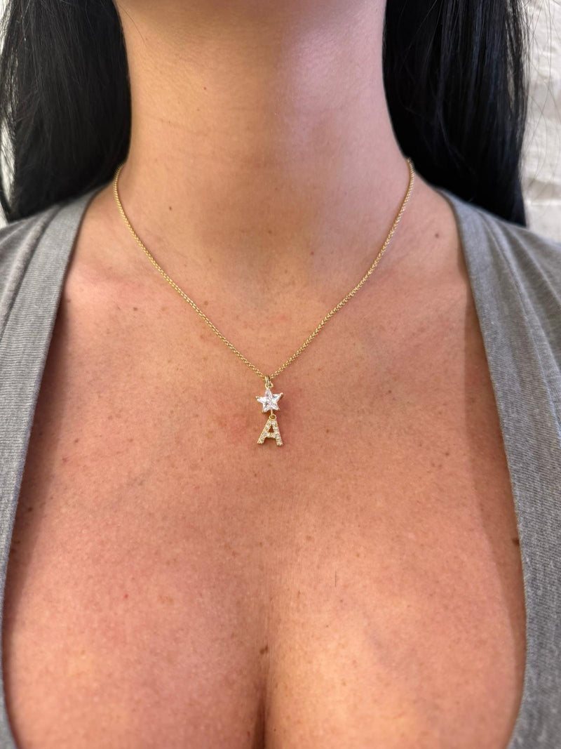 COLLANA INIZIALE E STELLINA