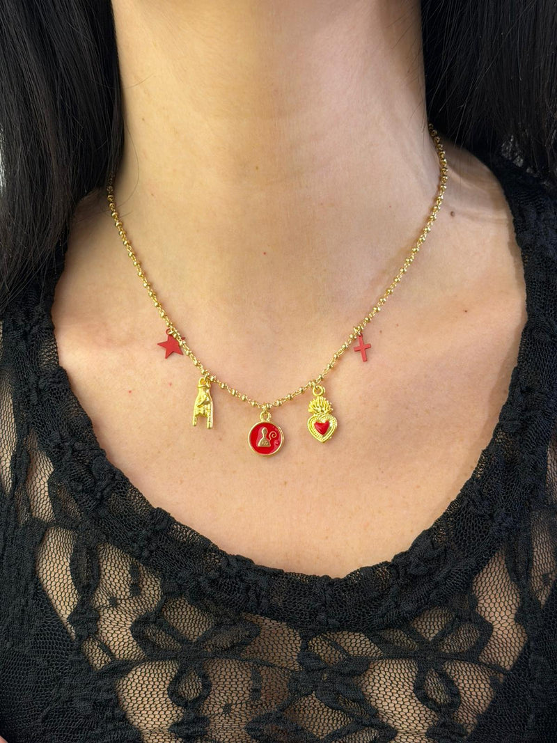 collana charms portafortuna