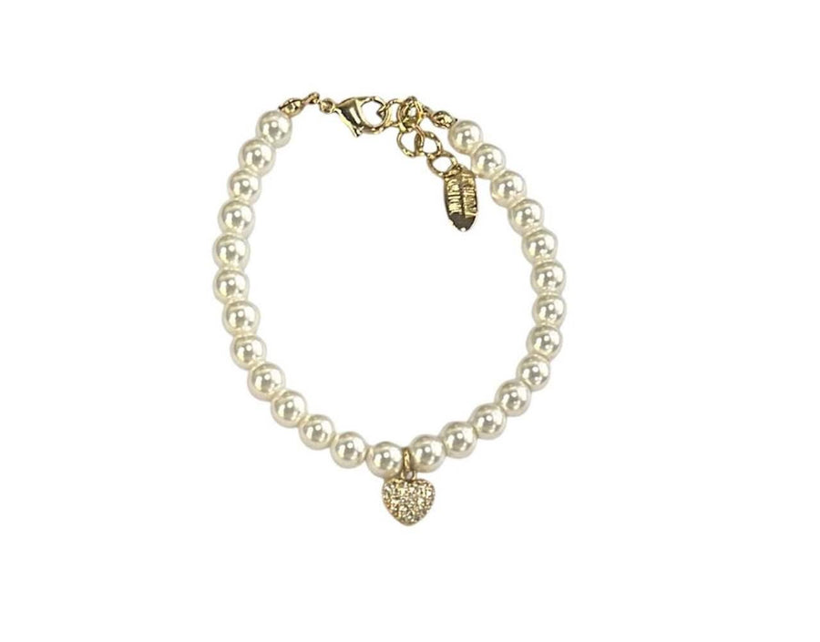 Bracciale con perle in cristallo con ciondolo (elefante - stella - cuore - madonna - croce ) - Alessandra Avallone