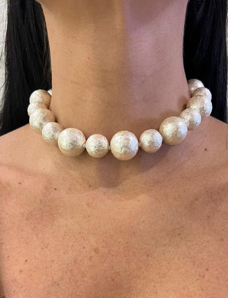 COLLANA PERLE COTONE