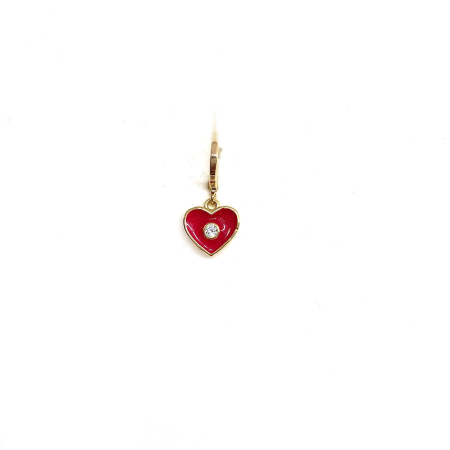 Enamelled star and heart microcircle