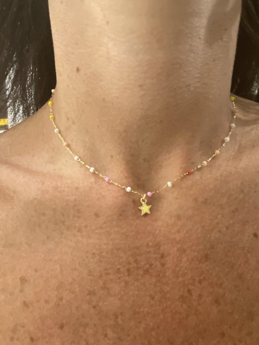 Clairie light star necklace