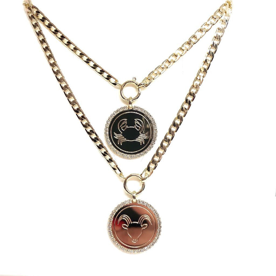 Zodiaco Rhinestone Necklace
