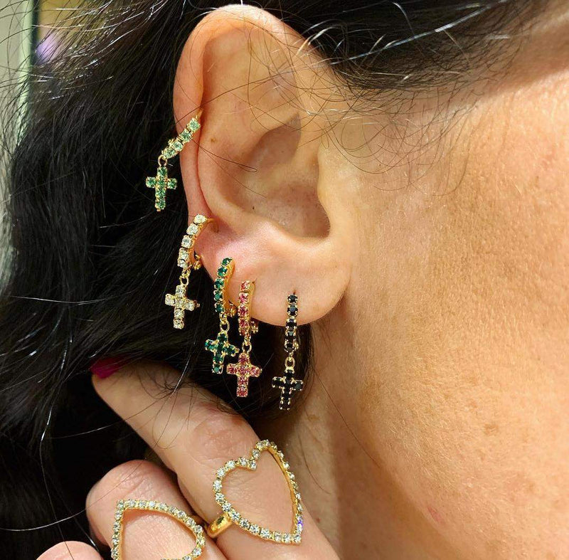 Micro cerchietto crocetta strass - alessandraavallone